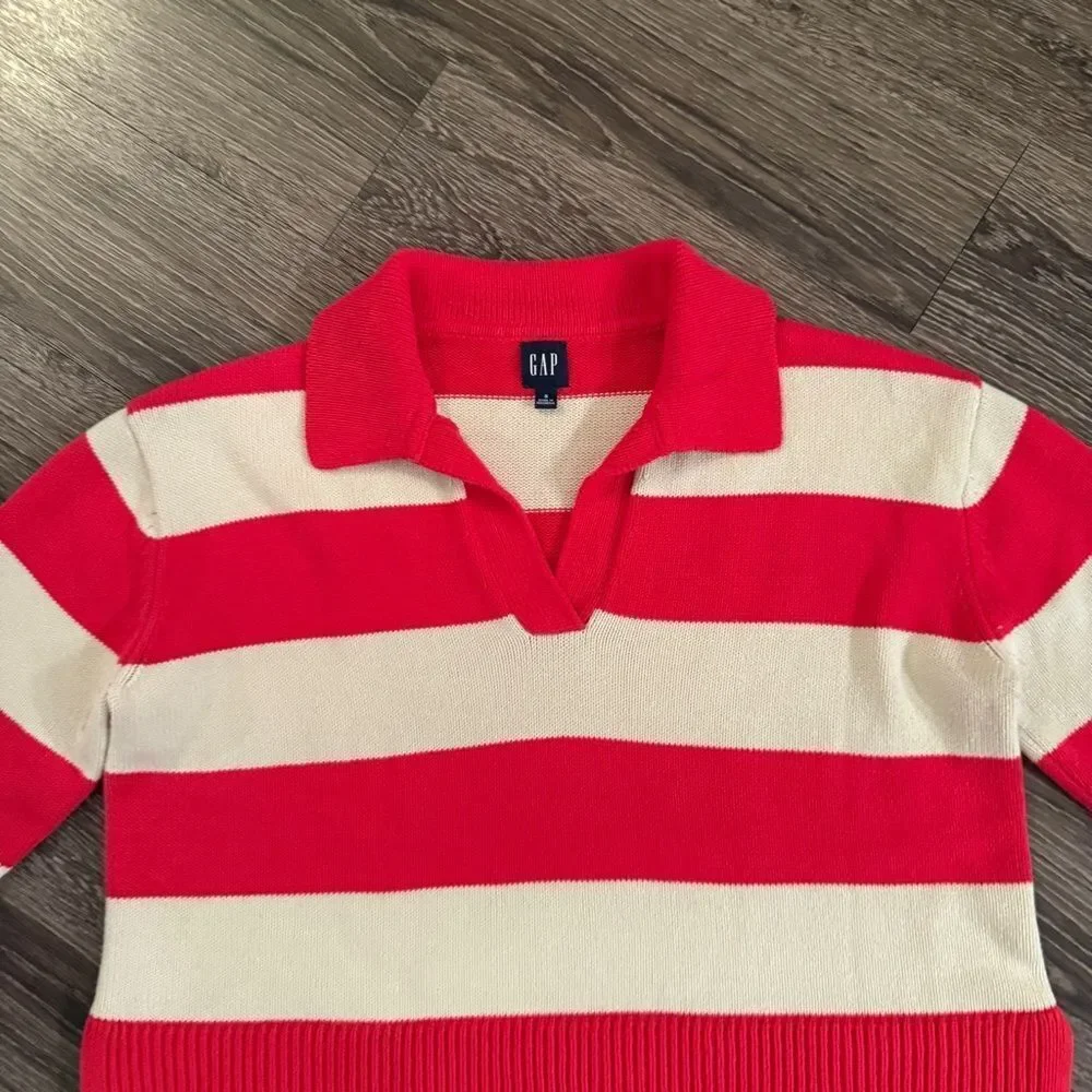 Gap Split Hem Polo Sweater